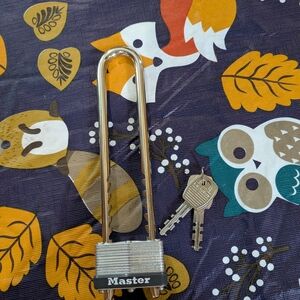 Master Lock Silver U-Lock